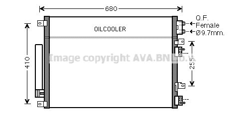 AVA QUALITY COOLING Конденсатор, кондиционер CR5093D